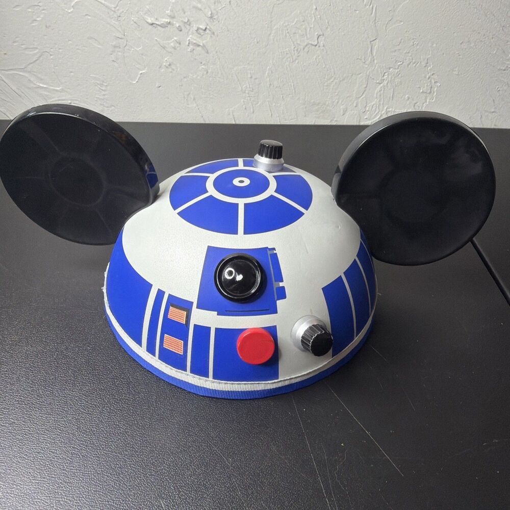 Disney Parks Star Wars R2 D2 Mickey Ears Hat
